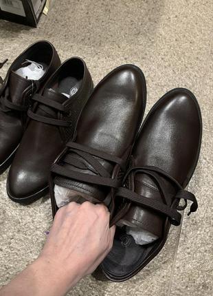 Мужские туфли мокасины из натуральной кожи2 фото