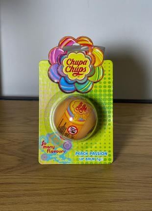 Бальзам для губ chupa chups lip balm персик1 фото