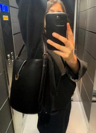 Zara  сумка кошик жіноча4 фото