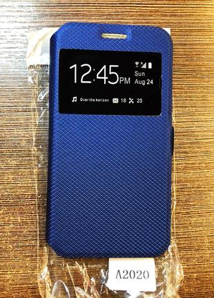 Чехол-книжка  lenovo a2020 синего цвета