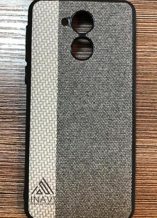 Чехол-накладка inavi на телефон huawei p smart, p9 lite серого цвета