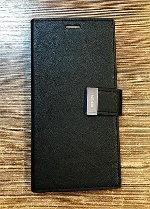 Чехол-книжка на телефон lenovo а 7020 черного цвета