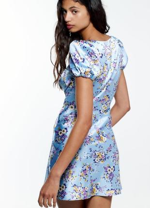 Сатинова сукня zara4 фото