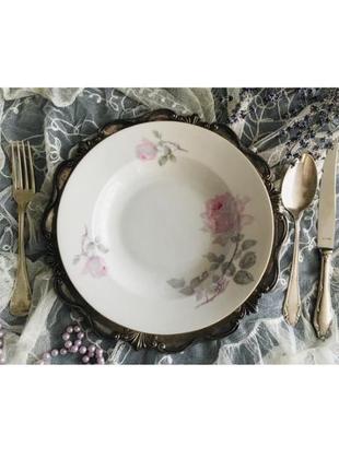 🔥 тарелки 🔥 винтаж старинный фарфор розы2 фото