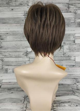 Парик русый мелирование короткий короткая стрижка женский для женщин для ежедневной носки