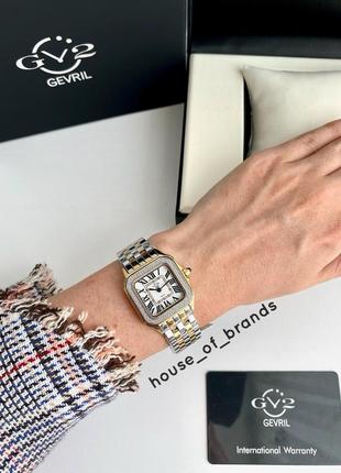 Gv2 gevril milan diamond 12113b жіночий швейцарський наручний годинник оригінал під cartier подарунок дружині подарунок дівчині2 фото