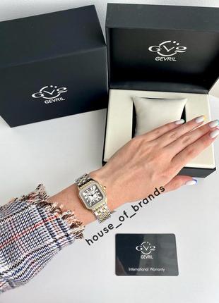 Gv2 gevril milan diamond 12113b жіночий швейцарський наручний годинник оригінал під cartier подарунок дружині подарунок дівчині3 фото