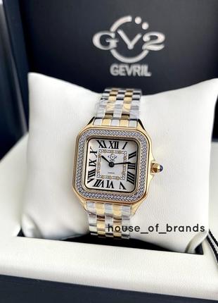 Gv2 gevril milan diamond 12113b женские швейцарские наручные часы оригинал под cartier подарок жене подарок девушке