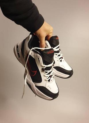 Nike air monarch iv (•white black red•)