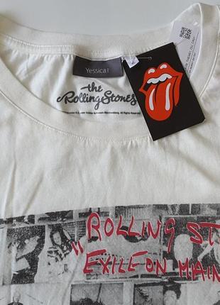 Футболка,  xl,  yessica, стильный принт the rolling stones, нидерланды5 фото