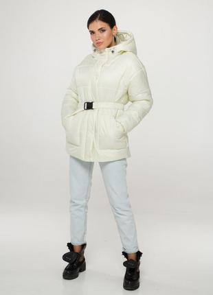 Зимняя куртка м50 ( молоко )1 фото