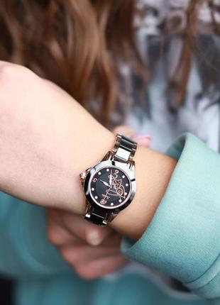 Стильные часы с керамическим ремешком - sunkta absolut3 фото