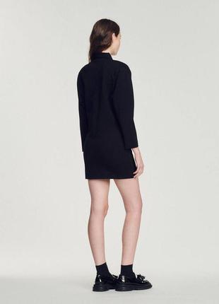 Короткое черное платье от французского бренда sandro. оригинал!!!5 фото