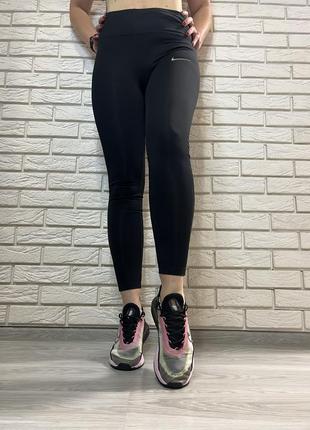 Женские лосины леггинсы тайтсы nike power essential running tight6 фото