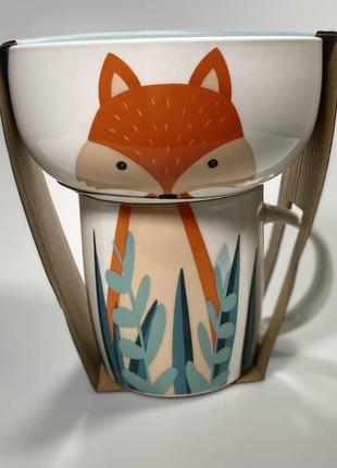 Дитячий набір тарілка та чашка