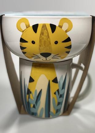 Дитячий набір тарілка та чашка