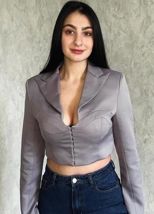 Укороченный пиджак misspap