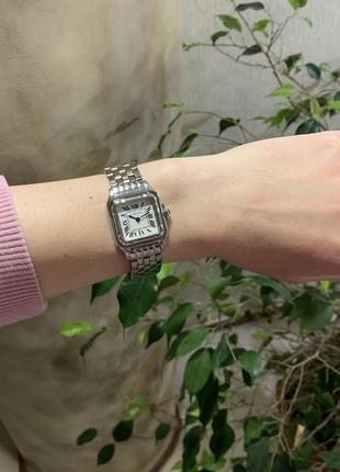 Женские часы cartier de panthere (medium size)8 фото