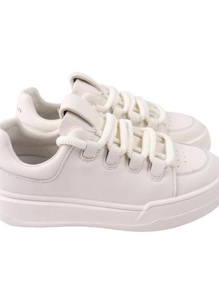 Кеды женские farinni молочные натуральная кожа, 36