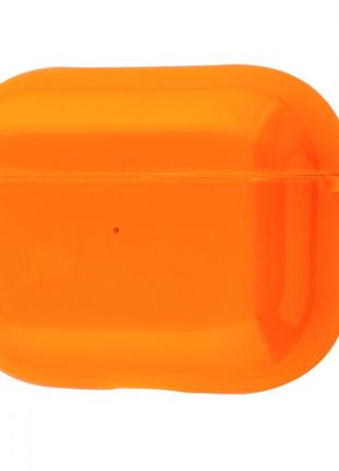 Чехол для apple airpods pro kt-641 силиконовый ярко-оранжевый