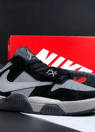Nike travis scott jordan кросівки кеди чоловічі найк джордан осінні весняні демісезонні демісезон високі замш шкіра шкіряні замшеві