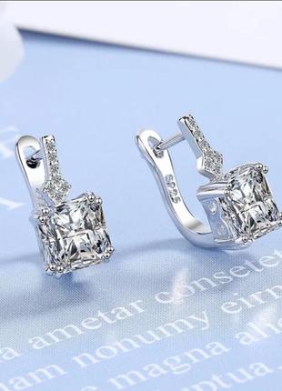 Серьги серебро silver original