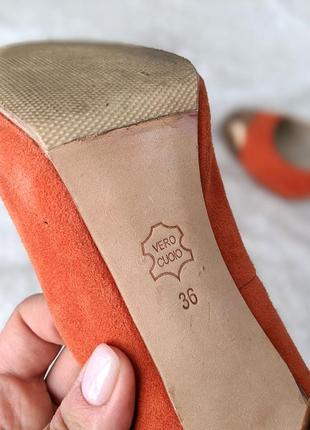 Эффектные туфли от mario giordano milano italy 100% натуральная замша и кожа италия6 фото