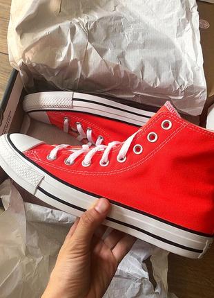 Converse кеды морковные яркие оригинал 39 = 25,5 см2 фото