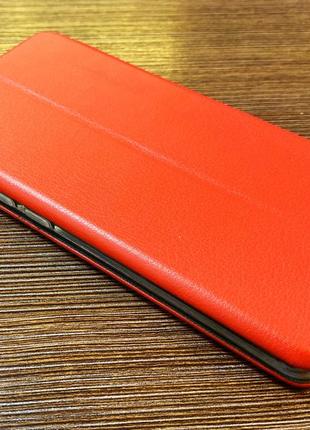 Чохол-книжка на телефон xiaomi redmi 7а червоного кольору2 фото