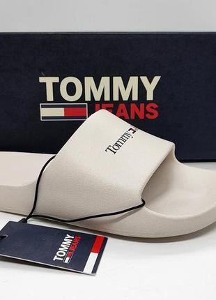 Стильные удобные шлепанцы tommy hilfiger оригинал