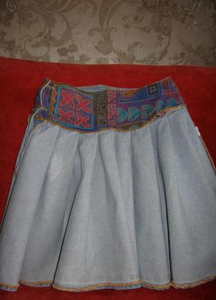 Джинсовая юбка2 фото