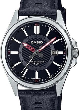 Мужские часы casio mtp-e700l-1evef, серебристый с черным