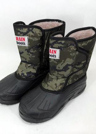 Утепленные сапоги резиновые осенние размер 42, специальная зимняя обувь мужская, yt-663 мужские полуботинки3 фото