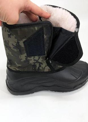 Утепленные сапоги резиновые осенние размер 42, специальная зимняя обувь мужская, yt-663 мужские полуботинки2 фото