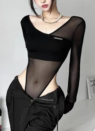 Боди комбинация 🖤