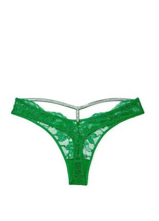 Нові трусики victoria's secrets very sexy зелені 
size s