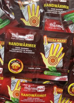 Химическая грелка для рук thermopad hand warmer х 2 шт1 фото