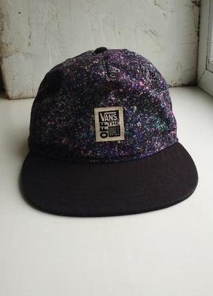Кепка снепбек винтаж vans off the wall vintage snapback hat cap skateboarding action (one size)