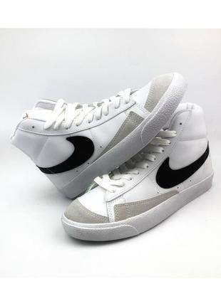 Nike blazer mid 77 white✅