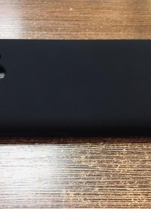 Чохол-накладка на телефон huawei y3 2017 чорного кольору4 фото