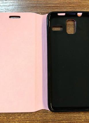 Чохол-книжка на телефон lenovo s580 рожевого кольору2 фото
