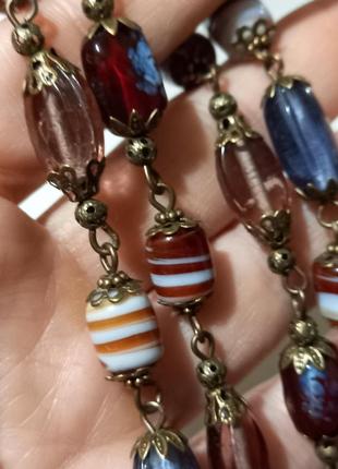 Ожерелье,стекло,винтаж