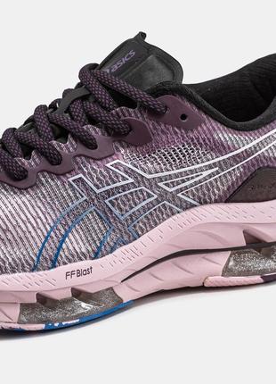 Кроссовки asics gel-kinsei blast розовые с коричневым женские9 фото