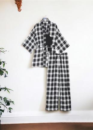 Фланелевая пижама victoria’s secret flannel pj set 3 piece