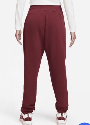 Женские спортивные штаны оверсайз nike full length pant fb9959-638 βordeaux2 фото