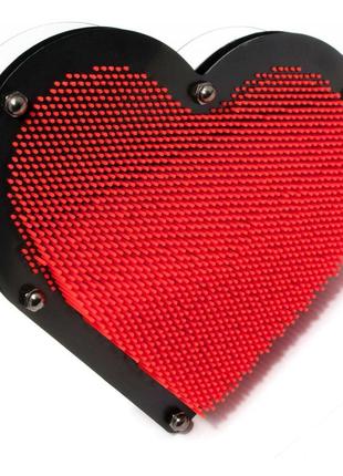 Пинарт "сердце" красный (22,5х20х4,5 см)
