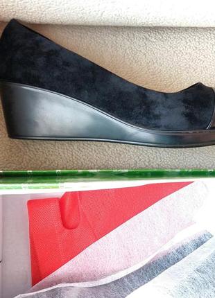 Женские черные туфли 40, 41 (стелька 26 см)4 фото