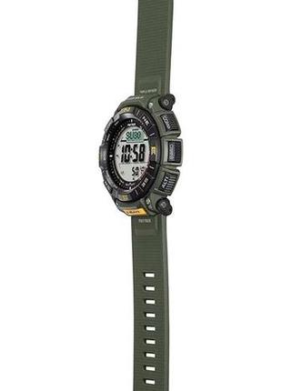 Мужские часы casio pro trek prg-340-3er, зеленый цвет4 фото