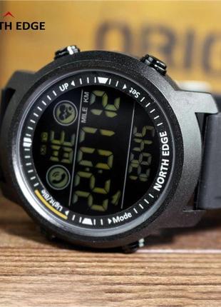 Тактические наручные часы для пилотов и моряков - north edge laker black 5bar