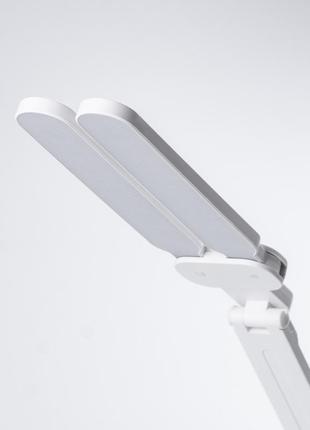 Лампа настольная светодиодная светильник с usb зарядкой настольная лампа с часами5 фото